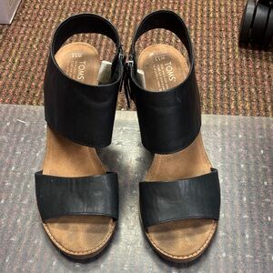 TOMS Black Women's Sandals